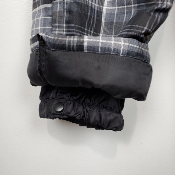 Athletech Kids Gray Black White Plaid Winter Snowpants Size XL (14/16) - Picture 7 of 16